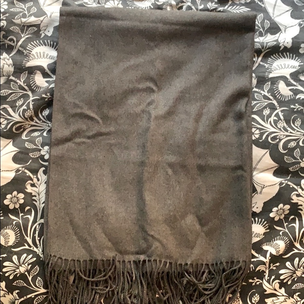 Grey scarf coverup wrap